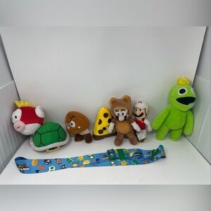 Nintendo Plush Toy Collection - Green, Brown, Red